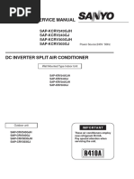 Sanyo - SAP-CRV243GJH - SAP-KCRV243-303 Service Manual