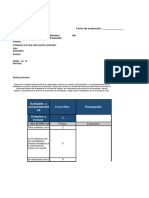 Evaluación de Desempeño