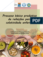 Processo Produção Refeições Coletividade Enferma