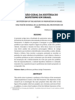 Uma Visão Geral Da História Do Profetismo em Israel