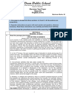 CLASS XII ENGLISH SAMPLE PAPER - Compressed