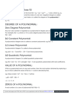 WWW PW Live Chapter Polynomial 10