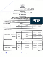 Programme For Annual H.S.examination, 2024