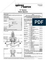 'C' Series Valve Spares: Spare Parts