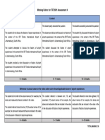 Marking Rubric For TRT2601 Assessment 4