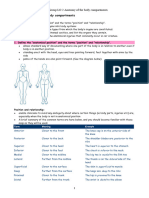 LO 2 Anatomy of Body Compartments (Tanya)