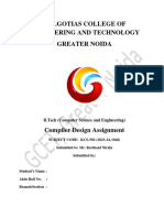 Compiler Assignment - 1-5 Unit Aktu