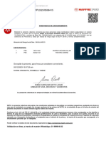 Ejemplo de Constancia SCTR Diciembre de Empresa