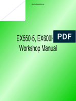 Hitachi EX550-5, EX600H-5 Workshop Manual