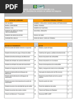 Check List - Retroexcavadora - M142233