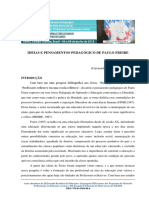 Moreirajunior, IDEIAS E PENSAMENTOS PEDAGÓGICO DE PAULO FREIRE