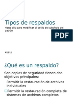 Tipos de Respaldos