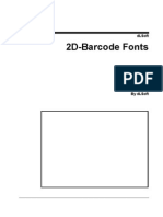 2D Barcode Font Kits