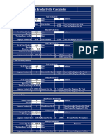 Employee Productivity Calculator