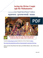 Radha Krishna The Divine Couple: Remembering Them Through The Mahamantra (Yugalasmarana)