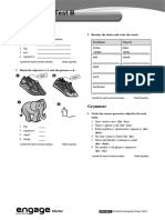 Engage Starter Unit 2 Test B