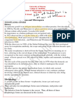 Miscellaneous Sporozoa and Microspora: Toxoplasma Gondii