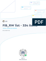 FIB - RW List - 334 Items