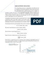 Nominal and Effective Interest Rates