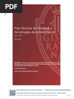 Tecnologías de La Información Plan Director de Sistemas Y: Resumen - 2023 2021