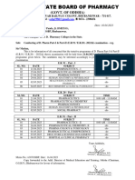 Pharmacy Exam Odisha