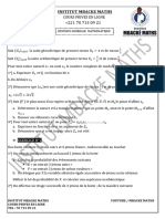 Prepa BAC MATHEMATIQUE 2023