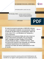 Tecnicas y Procedimientos de Auditoria - Metro de Lima