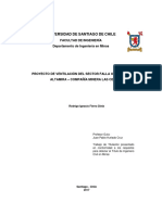 Proyecto de Ventilación Del Sector Falla Oriental de Mina Altamira Compañia Minera Las Cenizas