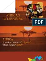 African Psyche and Literatures