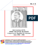 Intervenciones Del Dr. Jose Vicente Rangel en El Congreso Durante 1960 1982 Carpeta Fidel Ernesto Vasquez 19.12.2020.