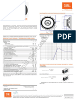 JBL Woofer 10MG600 4R 28025041 Manual Portuguese
