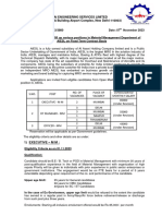 AIESL Executive Recruitment 2023 Notification Material Management