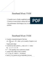 Baseband M-Ary PAM