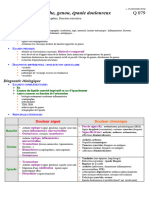 Q 079 Hanche Genou Epaule Douloureux