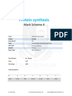 11.4 Protein Synthesis CIE IAL Biology MS Theory Unlocked