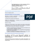 15.E8. Actividad Individual Supervisada Por El Tutor Asociada Al CE1.3 y CE3.4 (Unidad de Aprendizaje 3, Epígrafe 2.4.6)