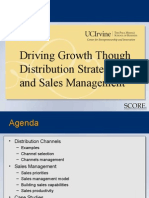 Driving Growth Though Distribution Strategy and Sales Management