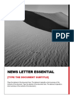 News Letter Essential Report