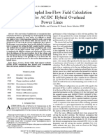 Improved Coupled Ion-Flow Field Calculation Method For AC/DC Hybrid Overhead Power Lines