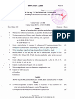 Cst201 Data Structures, December 2021