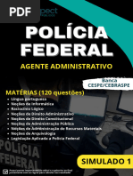 Simulado 1 - Agente Adm Polícia Federal - Prospect Concursos Públicos