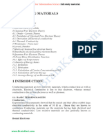 271 - PH8252 Physics For Information Science - Notes UNIT I ELECTRICAL PROPERTIES OF MATERIALS