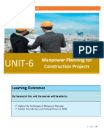 6 Manpower Planning For Construction Projects