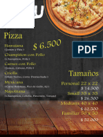 Menus Pizzeria