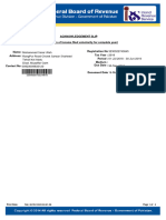 114 (1) (Return of Income Filed Voluntarily For Complete Year) - 2019