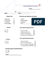 Formato Cuestionario de Salud SLK