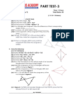 Maths Class 7 Part Test-3