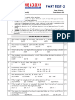 Maths Class 8 Part Test-2