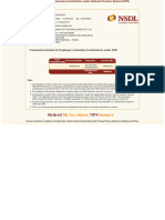 NPS Contribution T-I INR 50K