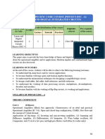 Discipline Specific Core Course (Physics DSC - 4) : Linear and Digital Integrated Circuits